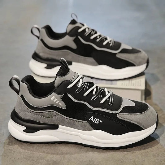 2025 Men's Four Seasons Outdoor Casual Walking Sneakers Breathable Fashion Hiking Shoes Non-slip Soft Bottom Skateboarding Shoes