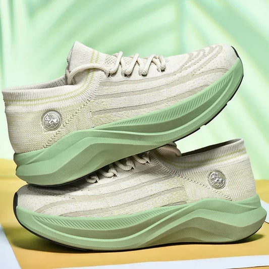 Sports Shoes for Men Fashionable Breathable Comfortable Thick Soled Running Shoes Outdoor Rebound Anti Slip Casual Shoes for Men