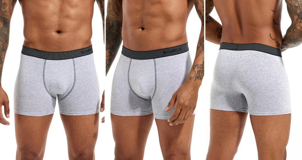 4pcs Boxers Men's Panties Underpants Man Boxer Underwear Cotton for Male Underpants Man Cotton Large Size Lot Soft