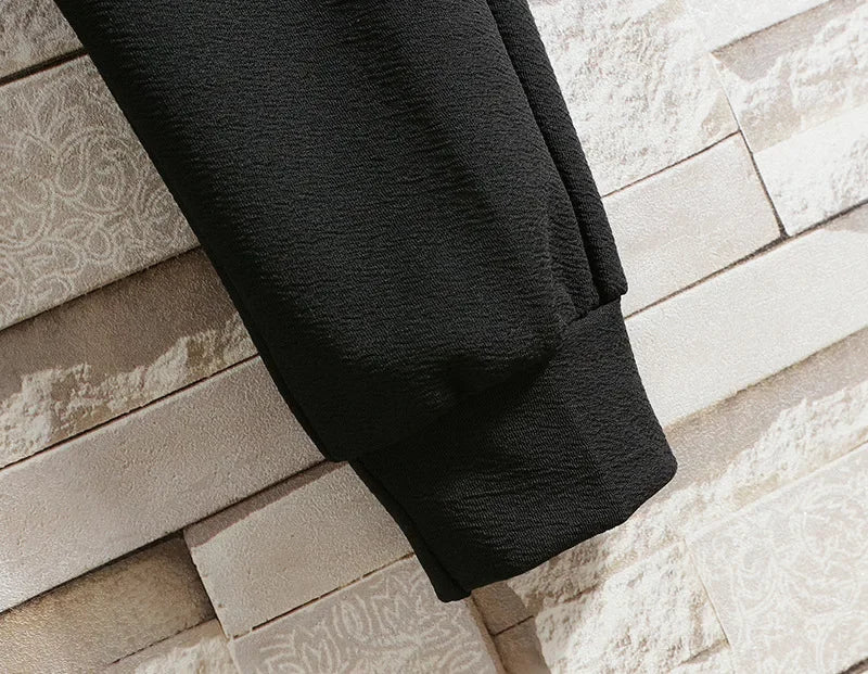 Casual Men's Sport Suit Loose Fit Hooded Cardigan Sweatshirt Pants Set Spring Autumn Season Stylish Outfit