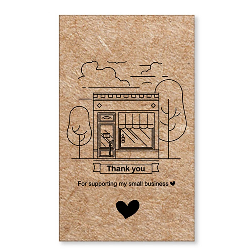10-30pcs Natural Kraft Paper "beyond grateful" Cards Thank You Card For Small Shop Gift Decoration Card For Small Business Card