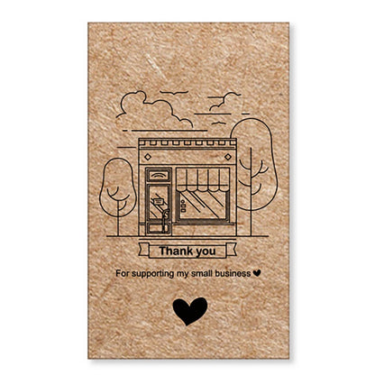 10-30pcs Natural Kraft Paper "beyond grateful" Cards Thank You Card For Small Shop Gift Decoration Card For Small Business Card