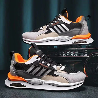 Brand Men Sneakers Mesh Breathable Casual Shoe Air Cushioning Athletic Running Shoes for Men Light Training Shoe Tenis Masculino