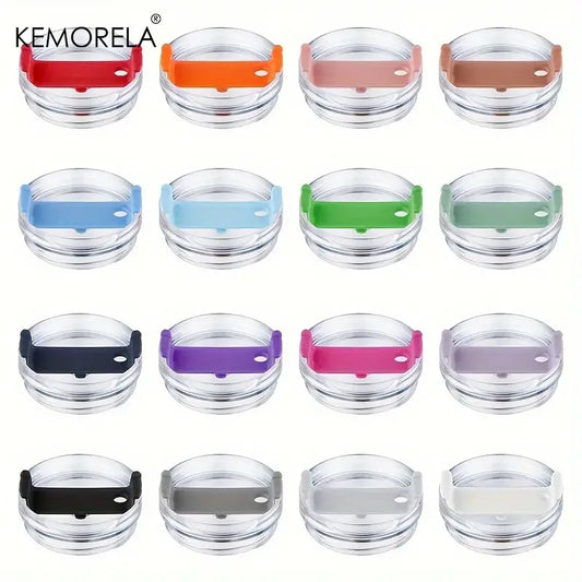 40Oz Sealing Bottle Cover Splash Spill Proof Plain Plastic Lids for Tumbler Cup Replacement Multicolor Bottle Accessories