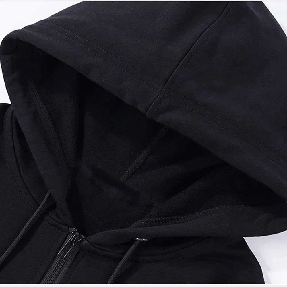 Arcane-Jinx Zipper Hoodie Monkey Graffiti Zip Up Jacket Men Women Game Lover Popular Sweatshirts HipHop Streetwear Pullover Gift