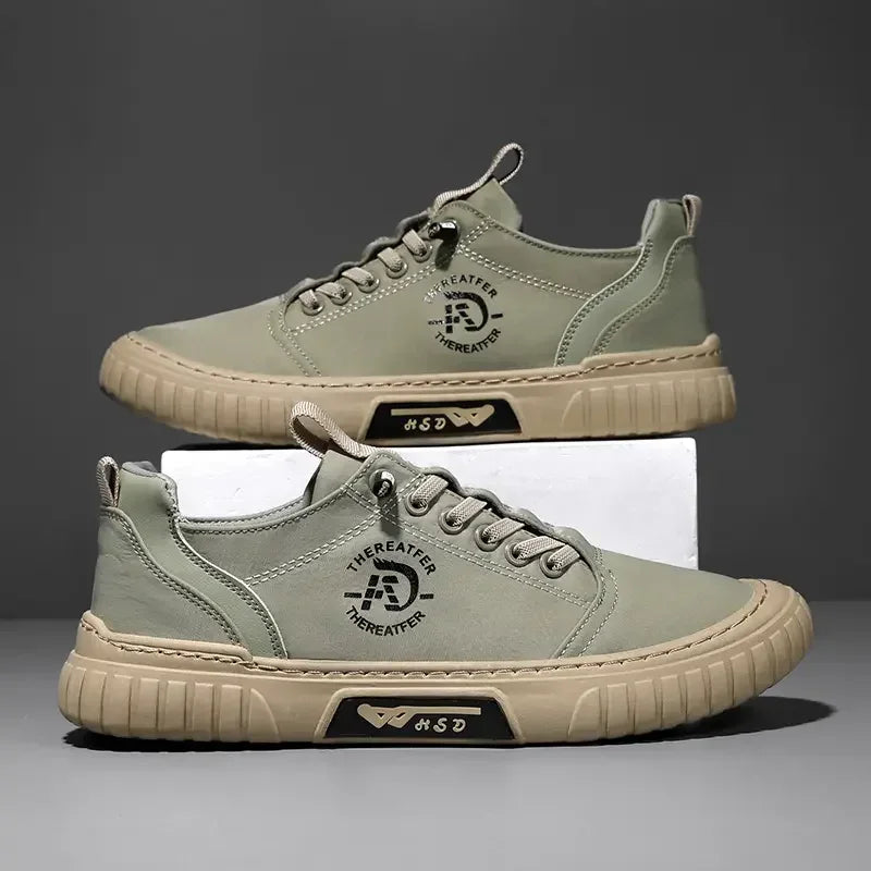 2025 Men Casual Shoes Breathable Black Sneakers Fashion Driving Walking Tennis Shoes for Male Skate Flats Zapatillas Hombre