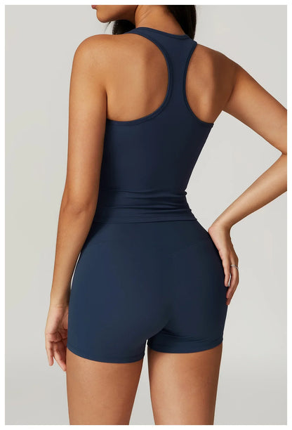 Beautiful Back Sports Undershirt Women Grinding Hair Tight Quick Dry Breathable Bra Leisure Running Fitness Tops Yoga Clothing