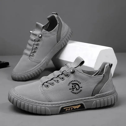 2025 Men Casual Shoes Breathable Black Sneakers Fashion Driving Walking Tennis Shoes for Male Skate Flats Zapatillas Hombre