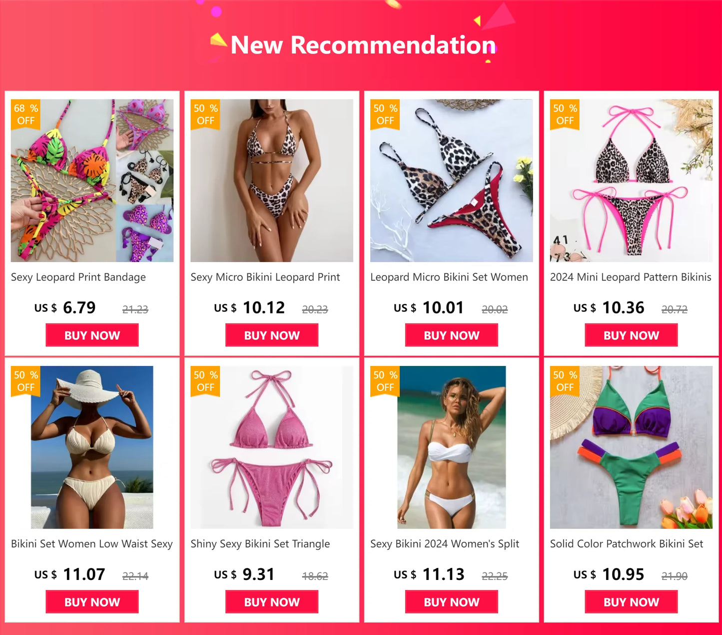 2025 New Sexy Women Bikini Set Beach Holiday Swimsuit Brazilian Thong Bikini Set Sexy Two Pieces Bathing Suit Women Beach Wear