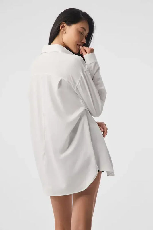 2025 AL Shirt Ladies Sport Fitness Sport Loose Comfortable pocket Shirt Jacket Fashion Versatile Summer Sun Protection shirt top