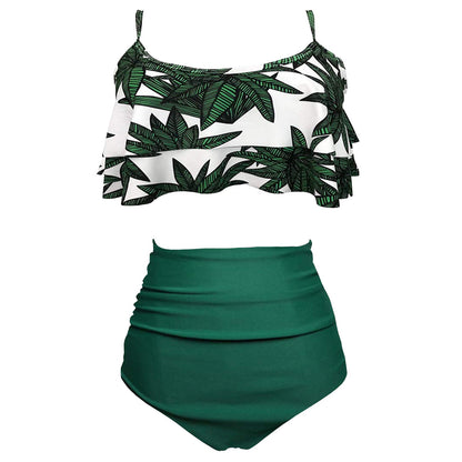 Swimwear For Women Plus Size Bikinis Sets Sexy Bikini Wave Solid Cup Split Cover-up Swimsuit Bathing Suit Women's Swimsuit 2023