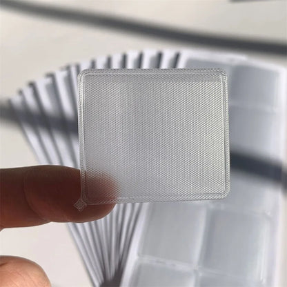 50pcs Necklace Chain Adhesive Pouch Self-Adhesive Pockets for Necklace Display Cards Clear Jewelry Bag Loose Supplies Holder