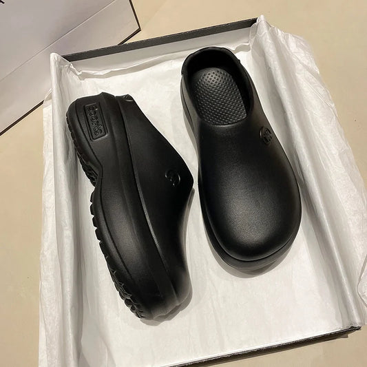 Women Sandals Summer Shoes Cook Work Flip-flop Waterproof Female Sandals Non-Slip Garden EVA Platform Slippers Casual Beach Shoe