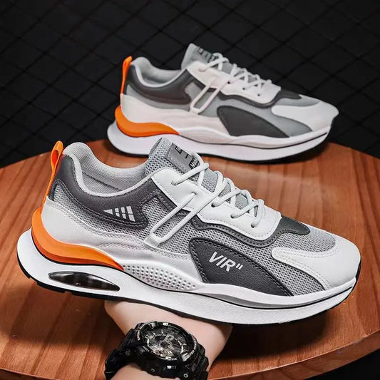2025 Summer Mesh Shoes Men Running Anti Slip Sports Shoes Male Outdoor Comfort Casual Running Shoes Fashion Walking Sneakers