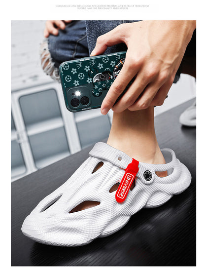 Summer Men Slippers Comfortable Platform Outdoor Sandals 2023 Beach Slippers Flip Flops Male Indoor Home Slides Bathroom Shoes