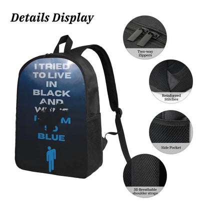 B-Billies E-Eilishing Kids Backpack Lunch Box Pencil Boxes for Boys Girls Backpacks School bag Bookbag Set