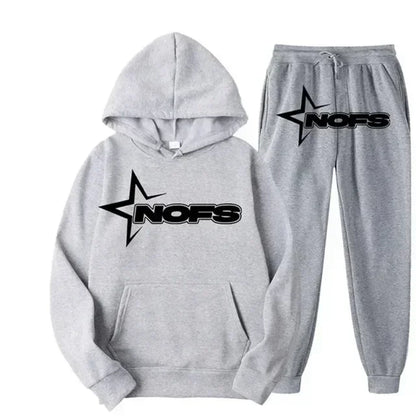 2024 men and women of the same fashion trend hoodie casual two-piece suit jacket pants fashion brand printing logo size S-3XL
