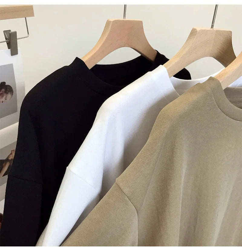 Summer New Ladies Casual Backless T-Shirt 2023 Korean Women Round Neck Loose Sweet Spicy Wind Short-Sleeved Crop Tops