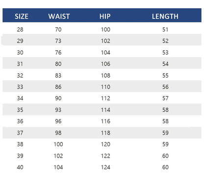 29-40 New Summer Men's Personalized Washable Perforated Denim Pants Large Casual Middle Pants