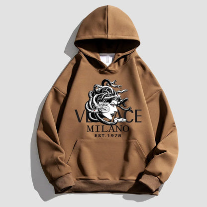 Unisex S-5XL Cotton Men's Hoodies Fleece Hoody Women Brushed Warmth Sweatshirt Hip Hop Outdoors Streetwear Pullover Sweater