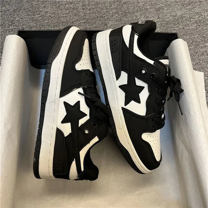 2024 New Spring Trend Brand Fashion Designer Women's Sports Shoes Flat Sneakers Casual Street Couple Shoes Skateboard Shoes