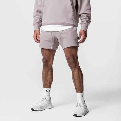 Summer Men New Embroidery logo shorts Fitness Gyms Shorts Running Cotton Short Pants Male Jogger Workout Brand sports shorts