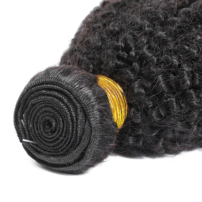 12A Afro Kinky Curly Bundles Mongolian 100% Unprocessed Virgin Hair Afro Curly Human Hair Extensions for Women Natural Color
