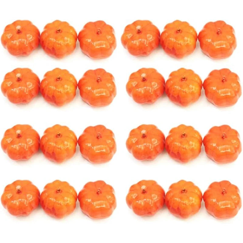 10/20Pcs Artificial Pumpkin Vegetable for Thanksgiving Decoration Harvest Autumn Home Room Decor Dining Table Center Ornament