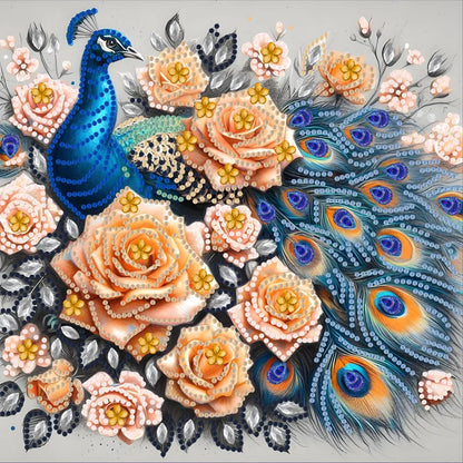 5D DIY a cartoon animal diamond painting kit suitable for Thanksgiving Christmas decoration gift irregular diamond kit craft