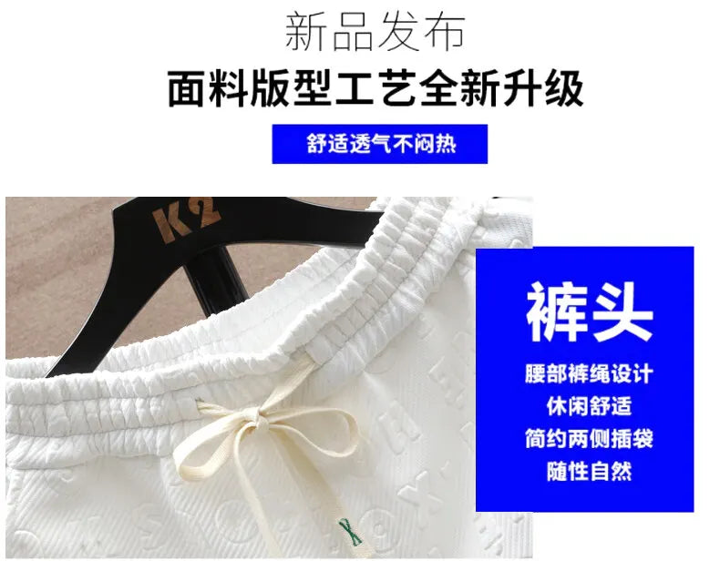 Top selling men's high-quality trendy printed shorts for spring and summer 2025, five quarter shorts, casual shorts