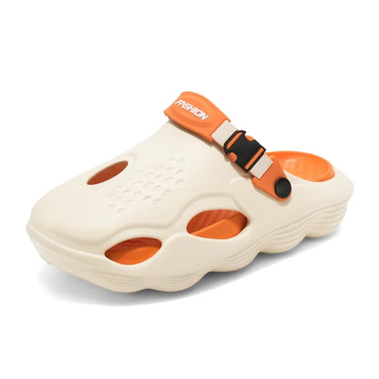 Summer Sandals Men New Fashion Cave Shoes Comfortable Soft Sole Outdoor Indoor Men's Garden Clogs Beach Shoes Slippers