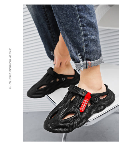 Summer Men Slippers Comfortable Platform Outdoor Sandals 2023 Beach Slippers Flip Flops Male Indoor Home Slides Bathroom Shoes
