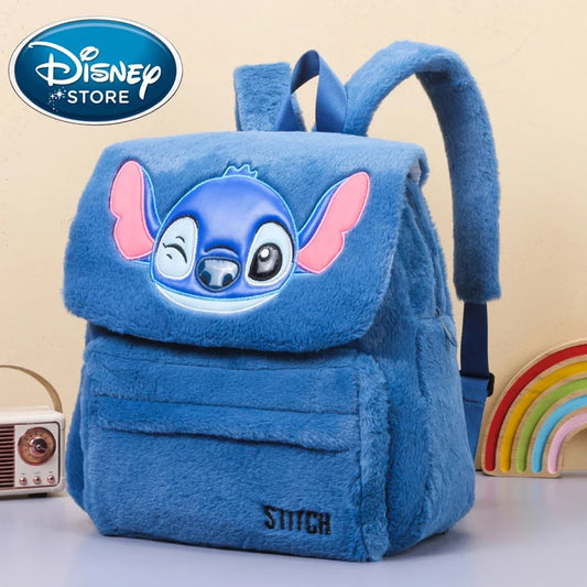10style Disney Stitch Plush Bag Children's Backpack Anime Lilo & Stitch Shoulder Bag Handbag Bag Messenger Bag Birthday Gifts