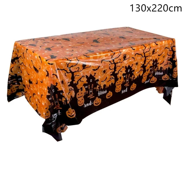 Bat Ghost Disposable Tableware Birthday Party Supplies Skeleton Plate Halloween Party Decoration Supplies