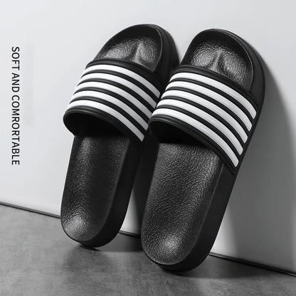 Summer Men's Slides Man Shoe Non-slip Casual Slippers Indoor Outdoor EVA Sandalias Beach Garden Sandals Size39-48