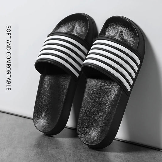 Summer Men's Slides Man Shoe Non-slip Casual Slippers Indoor Outdoor EVA Sandalias Beach Garden Sandals Size39-48