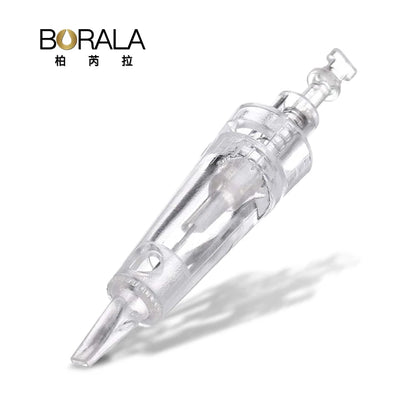 Borala 20Pcs Tattoo Needle Microblading Piercing Needles Pen Permanent Eyebrow Lip Makeup Cosmetics Tattoo Machine Accessories