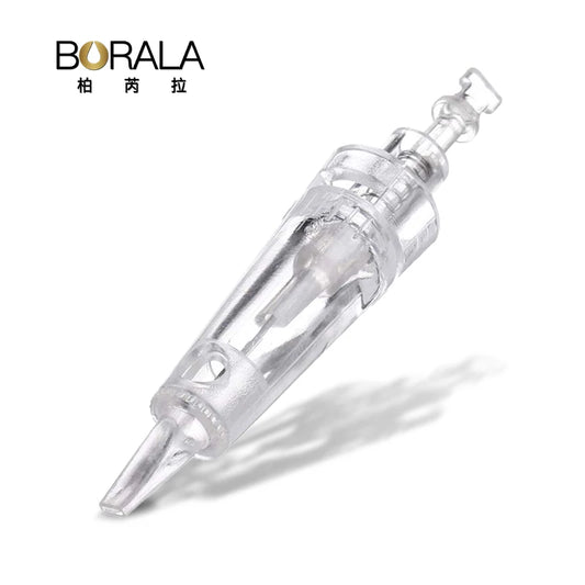 Borala 20Pcs Tattoo Needle Microblading Piercing Needles Pen Permanent Eyebrow Lip Makeup Cosmetics Tattoo Machine Accessories