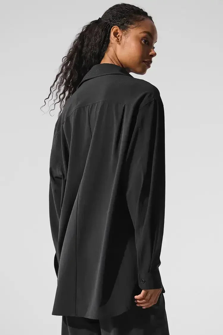 2025 AL Shirt Ladies Sport Fitness Sport Loose Comfortable pocket Shirt Jacket Fashion Versatile Summer Sun Protection shirt top