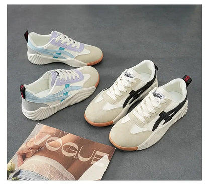 Women's Spring 2025 New Casual Sports Shoes Women Sneakers Round Toe High Quality Shoes Ladies Platform Shoes