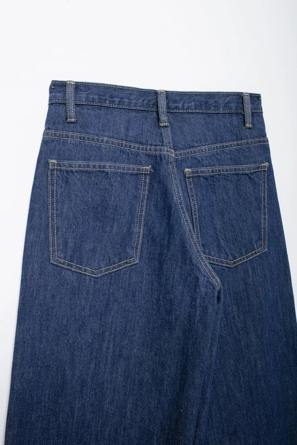 TRAF Women's Basic Hundred Jeans New Fashion Asymmetric Design High Waist Wide Leg Trousers Casual Women's Straight Leg Jeans