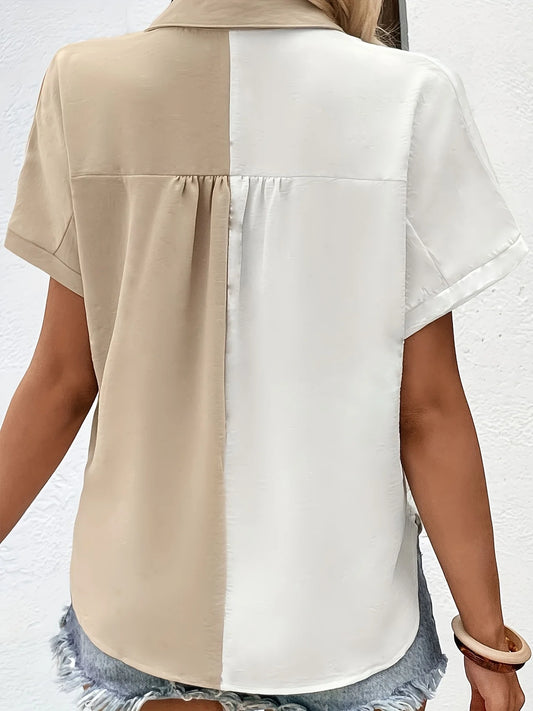 Women's Plus Size Shirt Summer Chic Elegant Shirt For Chubby Women's Fashion Shirt