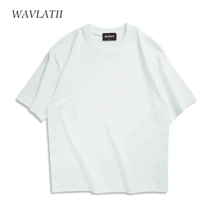 100% Cotton Five Half Sleeve Men's Women Summer T-shirt Loose Short-sleeved Casual Basic Shirt O Neck Solid Color Oversize