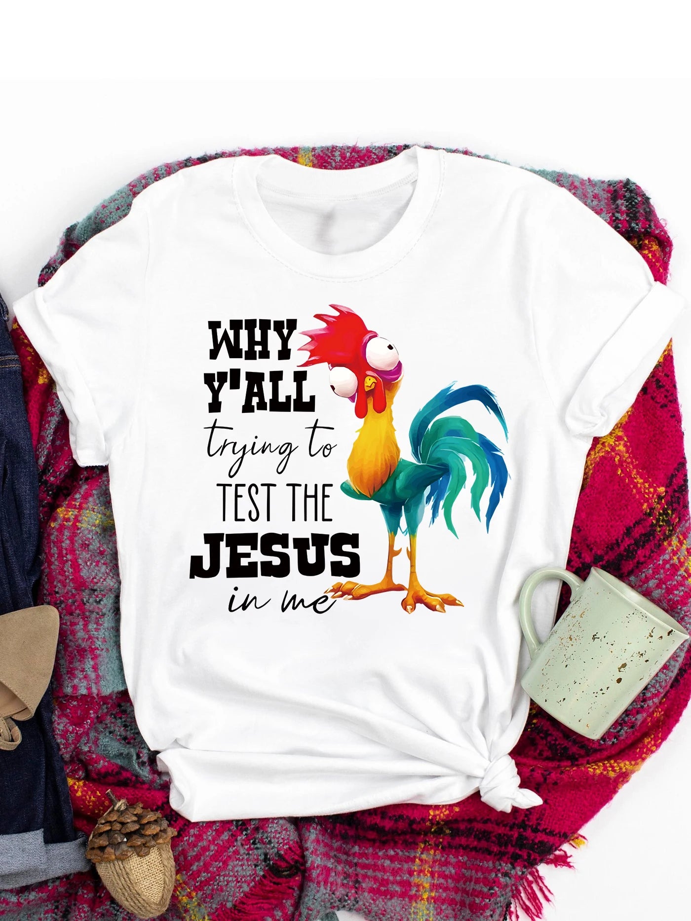 Spring and Summer Christmas Printed T-shirt, Casual Short Sleeve Round Neck T-shirt, Fashion Women's Clothing