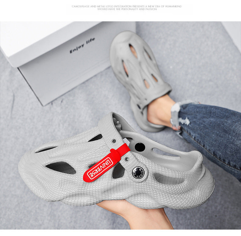 Summer Men Slippers Comfortable Platform Outdoor Sandals 2023 Beach Slippers Flip Flops Male Indoor Home Slides Bathroom Shoes