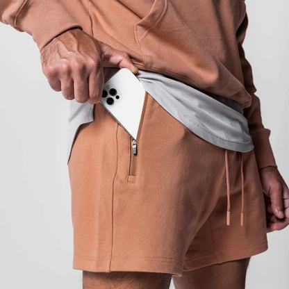 Summer Men New Embroidery logo shorts Fitness Gyms Shorts Running Cotton Short Pants Male Jogger Workout Brand sports shorts