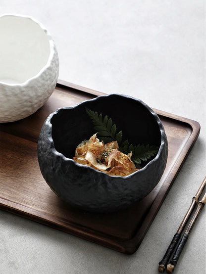 1Pc Asymmetrical Eggshell Bowl, High-End Dessert Bowl, Ceramic Tableware, Yogurt Bowl, Exquisite Creative Cold Dish Bowl, Salad Bowl for Home Decoration, Home Daily Use, Breakfast Oatmeal Bowl, Light Salad Bowl, Gift Giving