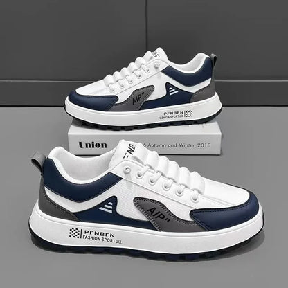 2025 Sneaker Men Designer Sport Shoes Fashion Casual Microfiber Leather Fabric Breathable Height Increased Flat Platform Shoes