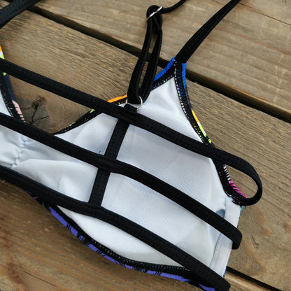 2024 New Sexy Brazilian Bikini Set Women Print Biquini Female Cut Bikinis Swimwear Push Up Swimsuit Bath Suit