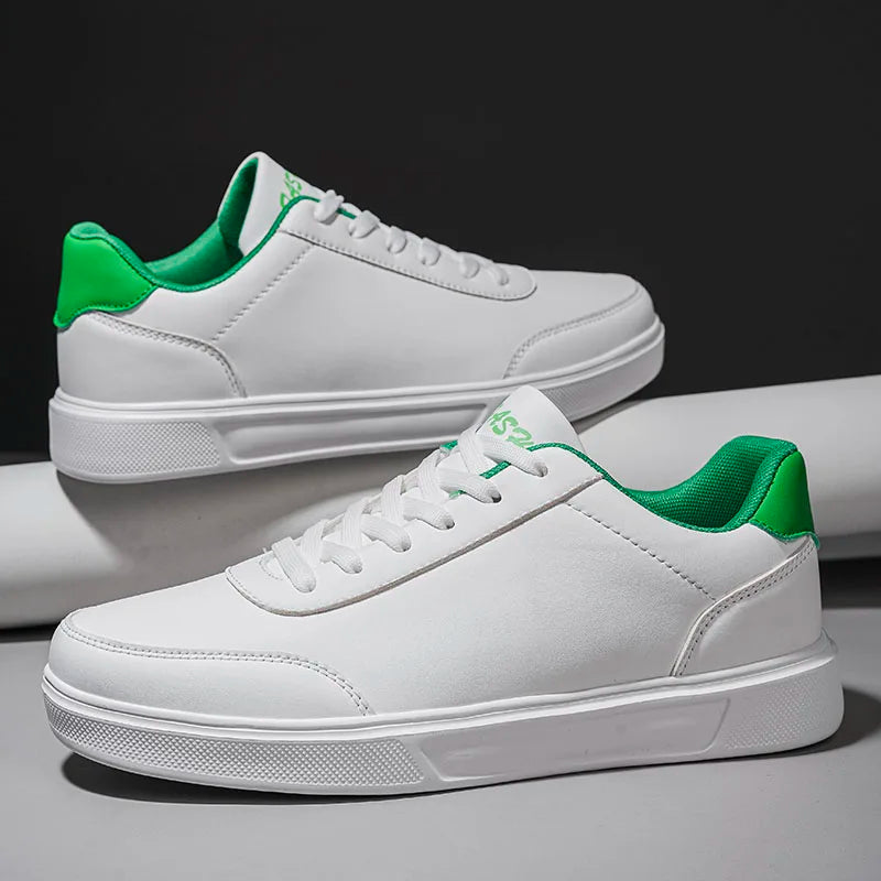 YRZL Men White Shoes Couple Casual Skateboard Shoes Comfortable Sneakers Lightweight Walking Women Tenis Shoes Plus Size 36-46